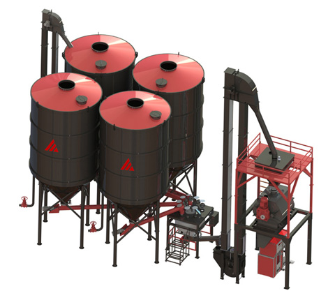 10-20 TPH dry mortar mix plant manufacturer china